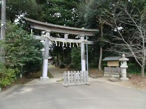 雷神社の鳥居