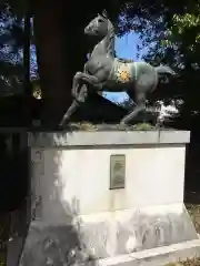 神明社の狛犬