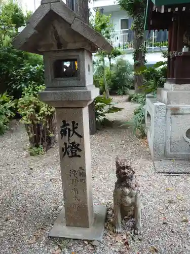 三輪神社の狛犬