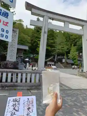 諏訪大社の御朱印