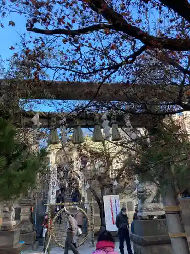 元三島神社の鳥居