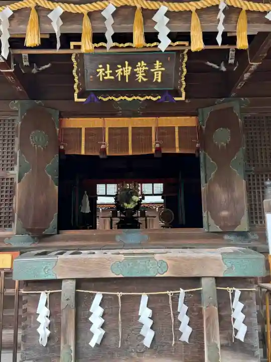 青葉神社の{uncategorized: "未分類", other: "その他", undefined: "問題あり", building: "その他建物", grave: "お墓", sacred_gate: "鳥居", guardian: "狛犬", statue: "像", buddha: "仏像", history: "歴史", nature: "自然", garden: "庭園", animal: "動物", pagoda: "塔", temizu: "手水舎", mountain_gate: "山門・神門", sanctuary: "本殿・本堂", subordinate: "末社・摂社", art: "芸術", scenery: "景色", jizo: "地蔵", ema: "絵馬", goshuin: "御朱印", omikuji: "おみくじ", items: "授与品その他", amulet: "お守り", goshuincho: "御朱印帳", eats: "食事", festival: "お祭り", votive_dance: "神楽", shichigosan: "七五三参", wedding: "結婚式", experience: "体験その他", initially: "初詣", around: "周辺", anti_infection: "感染症対策"}