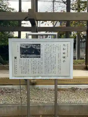 大和田氷川神社の{uncategorized: "未分類", other: "その他", undefined: "問題あり", building: "その他建物", grave: "お墓", sacred_gate: "鳥居", guardian: "狛犬", statue: "像", buddha: "仏像", history: "歴史", nature: "自然", garden: "庭園", animal: "動物", pagoda: "塔", temizu: "手水舎", mountain_gate: "山門・神門", sanctuary: "本殿・本堂", subordinate: "末社・摂社", art: "芸術", scenery: "景色", jizo: "地蔵", ema: "絵馬", goshuin: "御朱印", omikuji: "おみくじ", items: "授与品その他", amulet: "お守り", goshuincho: "御朱印帳", eats: "食事", festival: "お祭り", votive_dance: "神楽", shichigosan: "七五三参", wedding: "結婚式", experience: "体験その他", initially: "初詣", around: "周辺", anti_infection: "感染症対策"}