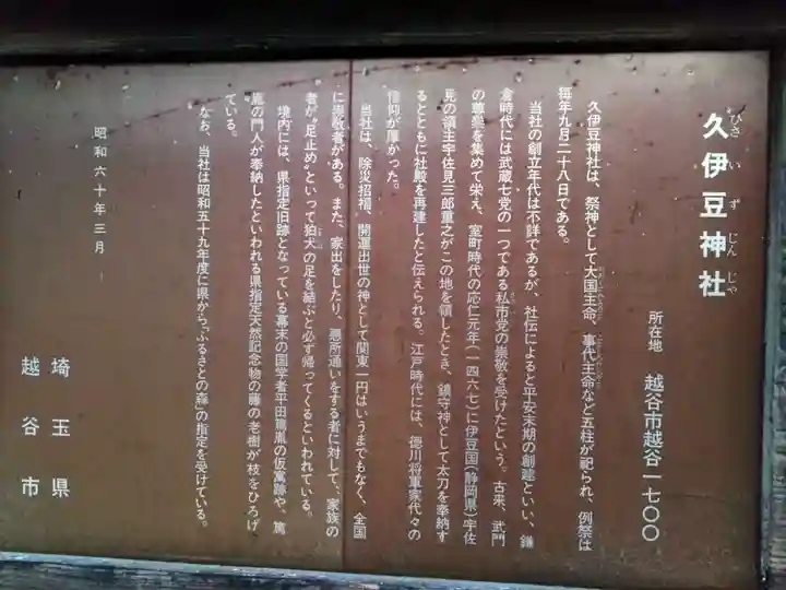 越ヶ谷久伊豆神社(埼玉県)