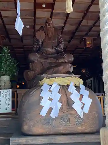 古井の天狗山の像