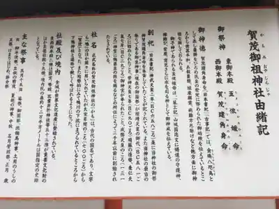 賀茂御祖神社(下鴨神社)の歴史