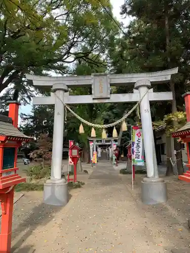 開運招福 飯玉神社の鳥居