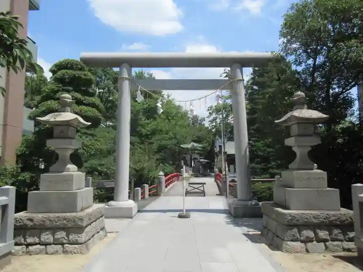 松戸神社の鳥居