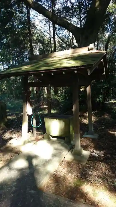 面足神社の手水舎