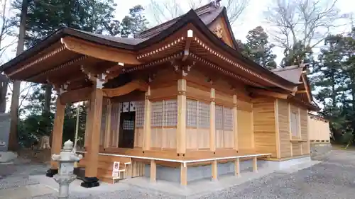 阿久津「田村神社」（郡山市阿久津町）旧社名：伊豆箱根三嶋三社の本殿