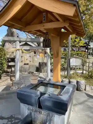 松本神社の手水舎