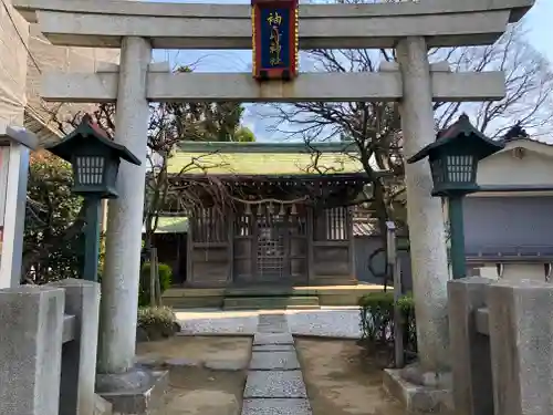 袖ケ崎神社の鳥居