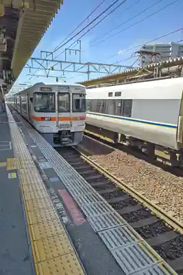 真清田神社の周辺