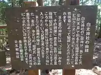 白光神社 奥宮の歴史