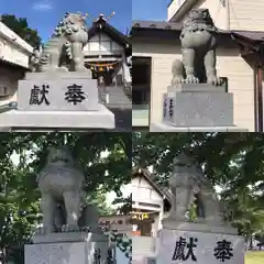 西岡八幡宮の狛犬