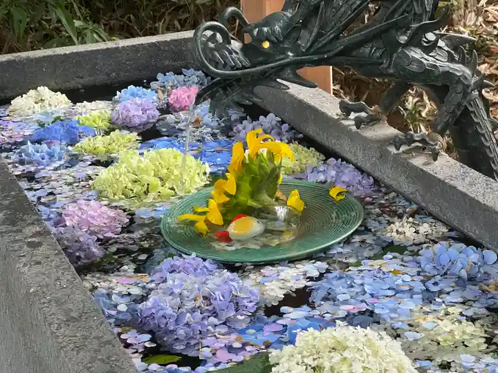 下野 星宮神社の手水舎