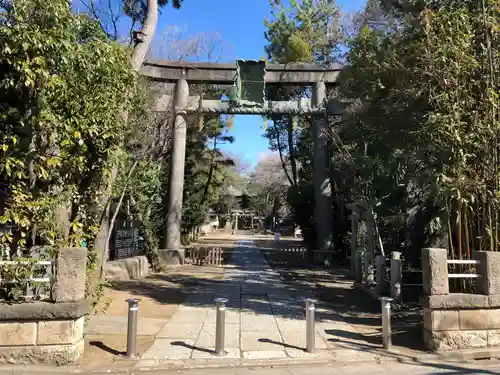 篠崎浅間神社の鳥居