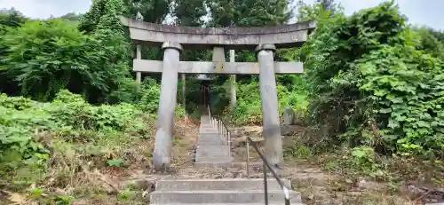 雷神社の鳥居