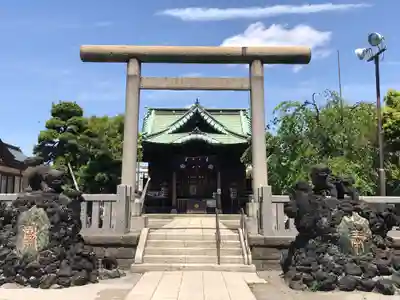 胡録神社の鳥居