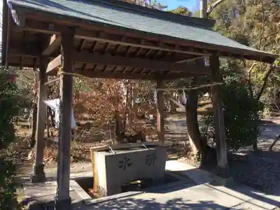 神明社（西川神明社）の手水舎