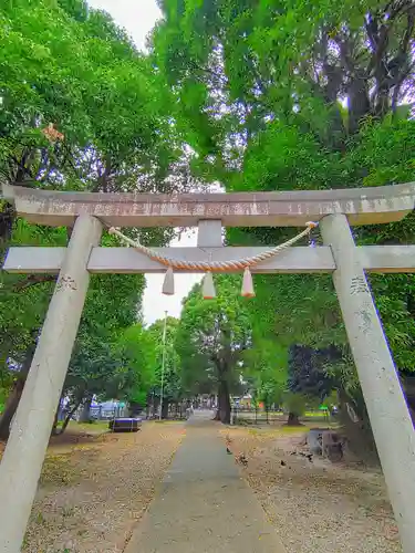 間黒神社（幸心）の鳥居