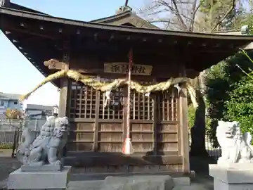 諏訪神社の本殿・本堂