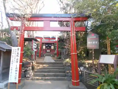 由比若宮（元鶴岡八幡宮）の鳥居