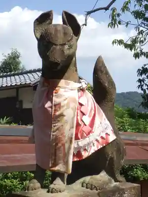 竹中稲荷神社（吉田神社末社）の狛犬