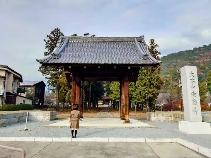 向嶽寺の山門・神門