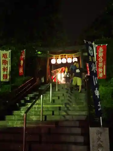 中野沼袋氷川神社の鳥居