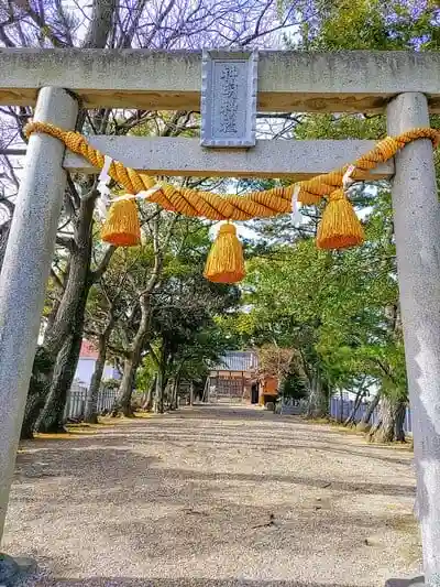 芦池神明社の鳥居