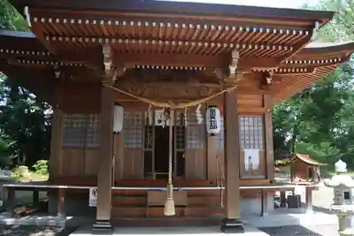 阿久津「田村神社」(郡山市阿久津町)旧社名:伊豆箱根三嶋三社の本殿・本堂