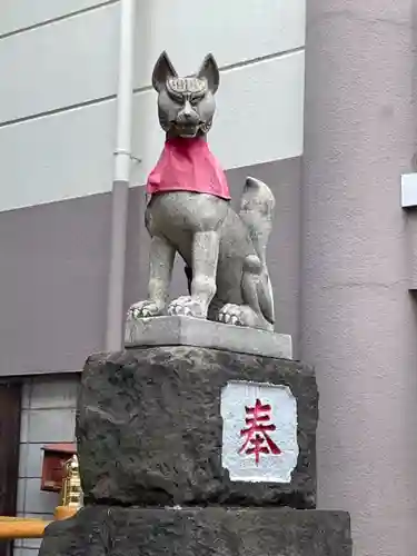 湯島御霊社の狛犬