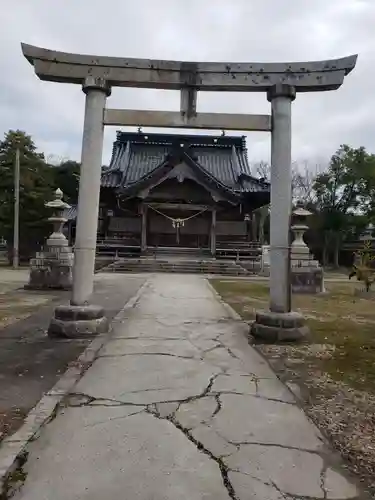 櫟原神社の鳥居
