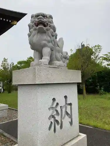 栗木御嶽神社の狛犬