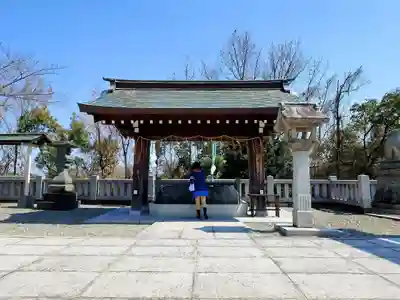 徳島県護國神社の手水舎
