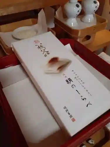 伏木香取神社の食事