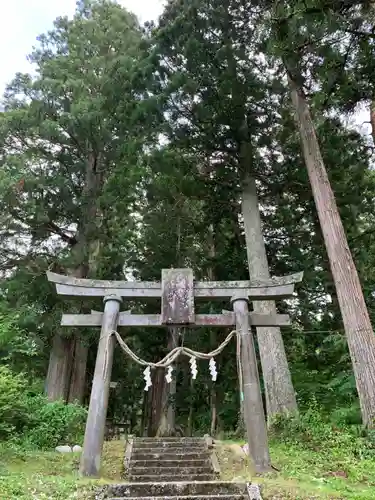 早池峯神社の鳥居