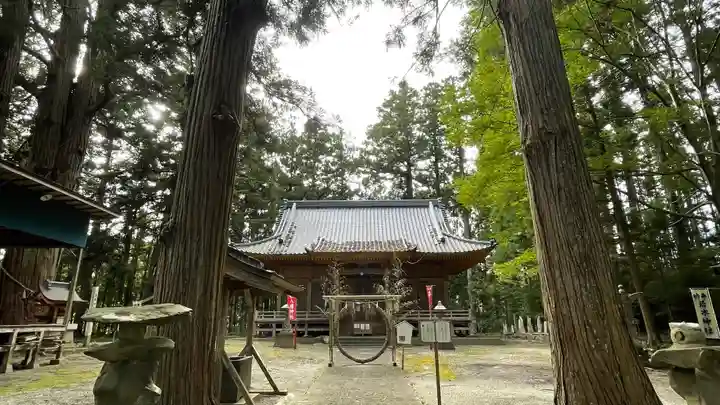 米川八幡神社の本殿・本堂