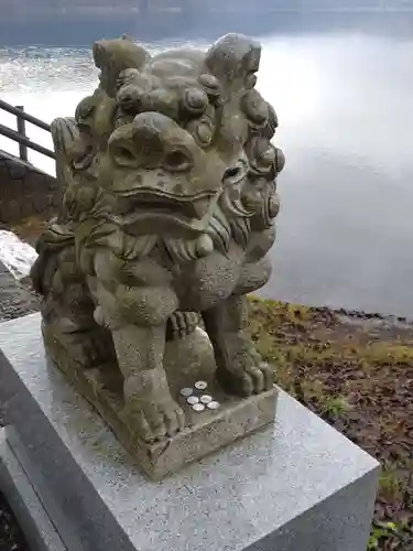 浮木神社の狛犬