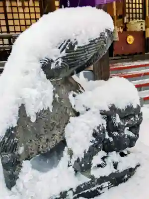 北海道神宮頓宮の狛犬