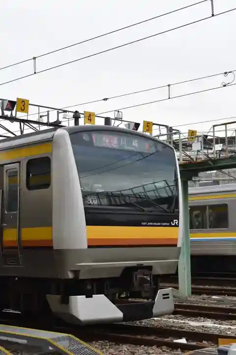 新城神社の周辺