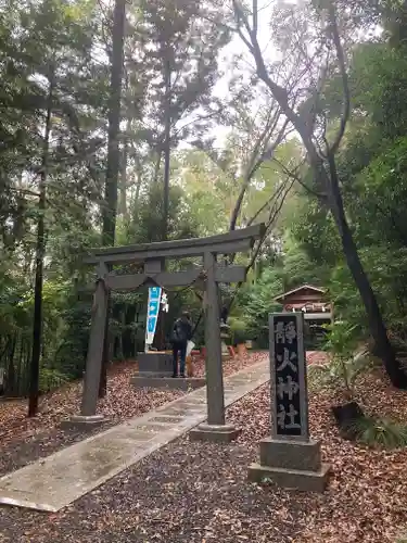 静火神社の鳥居