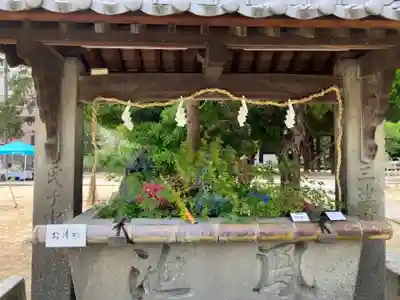 三津厳島神社の手水舎