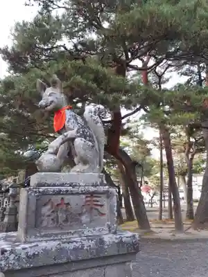 竹駒神社の狛犬