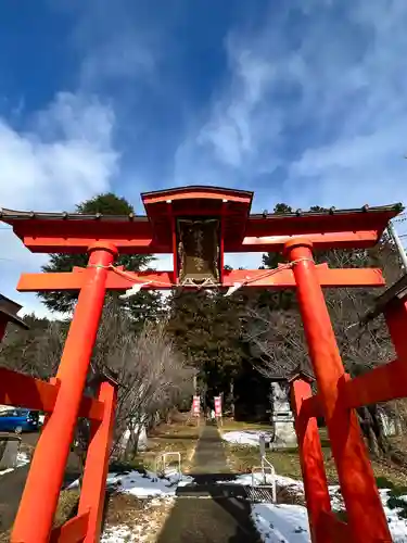 蚊里田八幡宮の鳥居