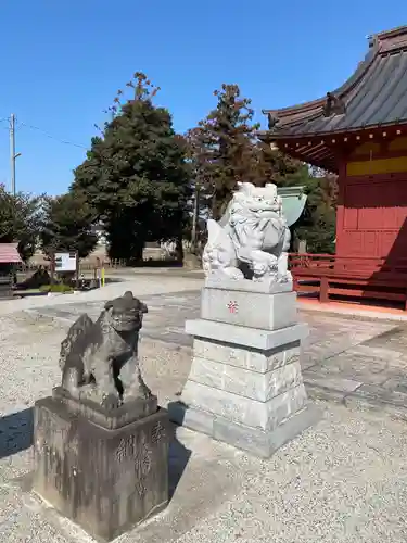 古尾谷八幡神社の狛犬