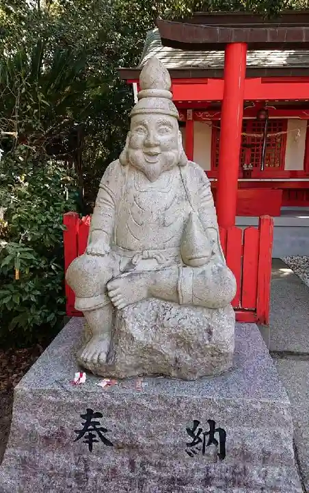 一葉稲荷神社の像