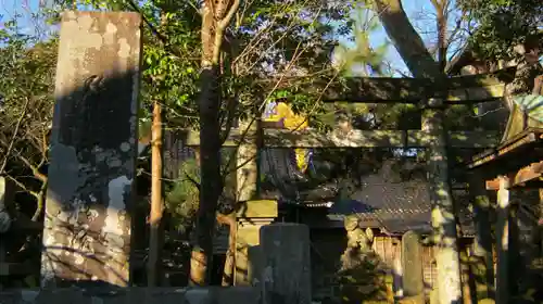鵜川神社の鳥居