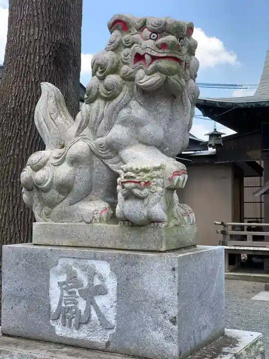 相模原氷川神社の狛犬